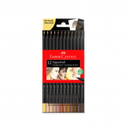 LAPÍZ FABER SUPERSOFT TONOS PIEL X12 